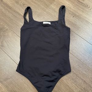 Aritzia Babaton Black Bodysuit